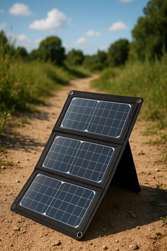 Bærbart solpanel (20w))