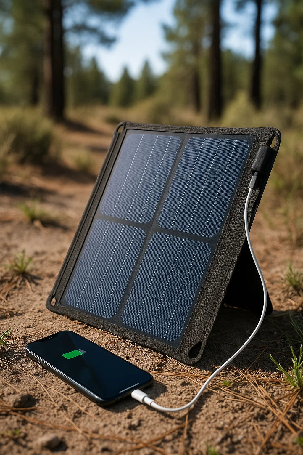 Bærbart solpanel (20w))