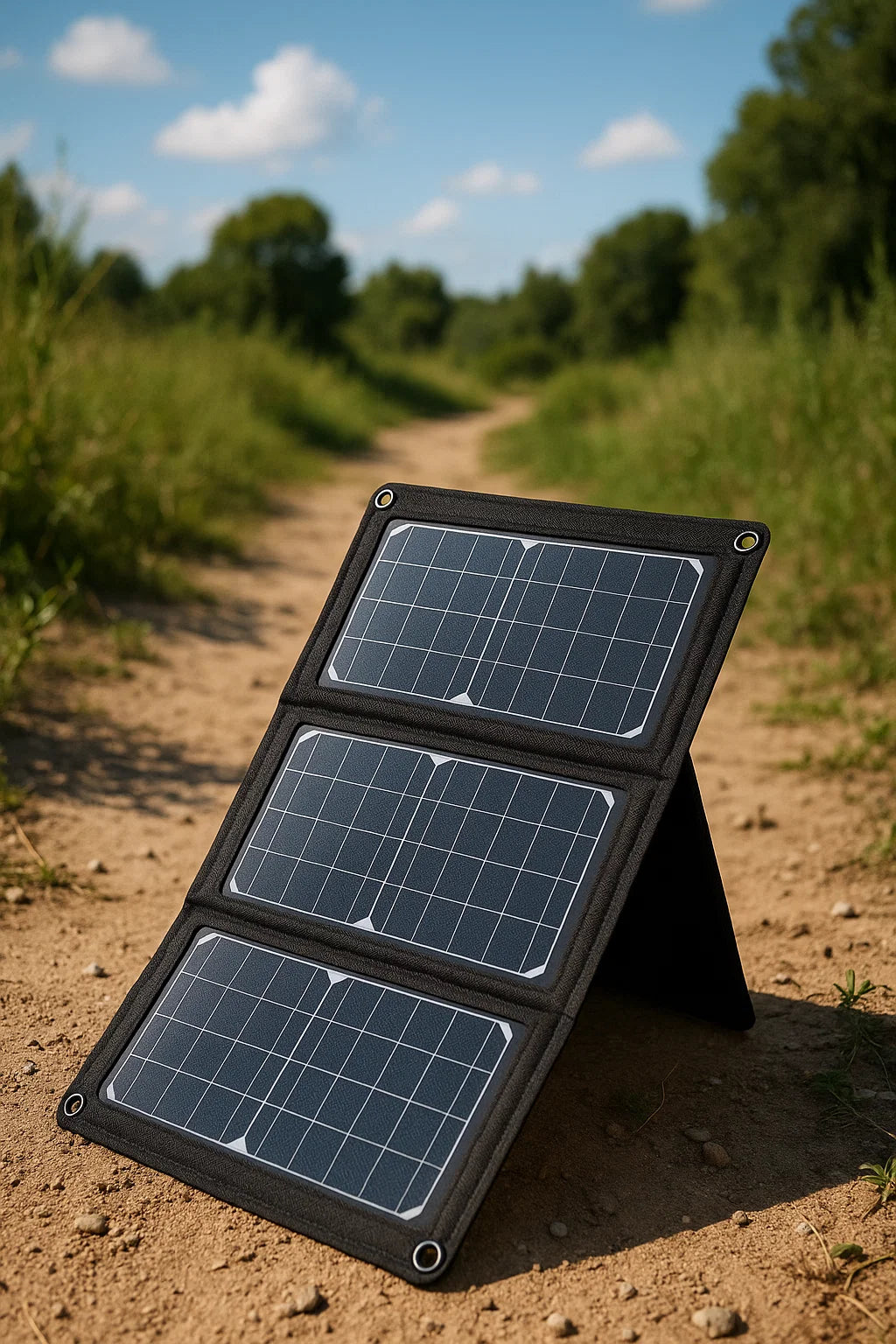 Bærbart solpanel (20w))